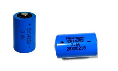 Китай Батарея 3.6v Er14250 1200mAh хлорида Thionyl лития 1/2 AA продается