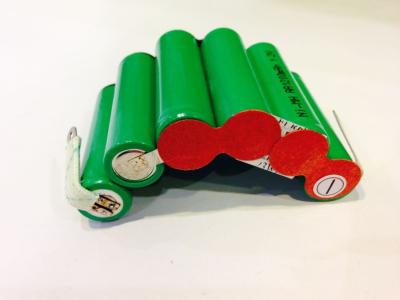 China 1200mAh a forma do arco do bloco 7.2V da bateria recarregável da segurança NIMH, bateria pequena embala à venda