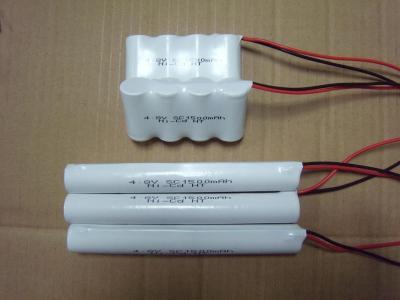 China Teeratura alta del SC 1500mAh 4.8V de las baterías de Nicd del alumbrado de seguridad en venta