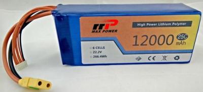 China batería 6S 12000mAh 16000mAh 22000mAh del polímero de litio 22.2V para el abejón agrícola de RC Multicopter con la UL de los CB del kc en venta