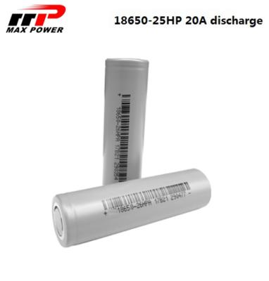 China Het Lithium Ion Rechargeable Batteries 18650 van 25HP 2450mAh de ionencel van Li Te koop