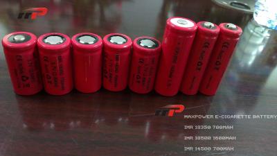 중국 IMR 18350 700mAh 리튬 이온 재충전 전지 3.7V 2.6WH E 담배 판매용