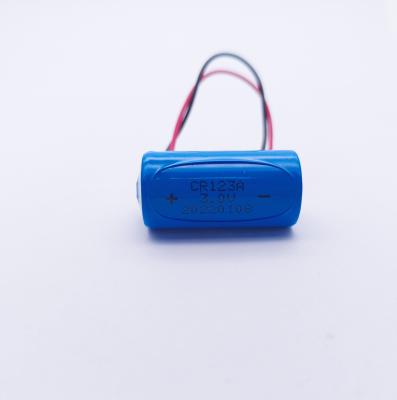 China 3.0V CR123A  10CM Cylindrical 3600mAh Li SOCl2 Battery for sale