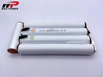 China 10.8V AA 800mAh NiCd Rechargeable Batteries IEC For Military for sale