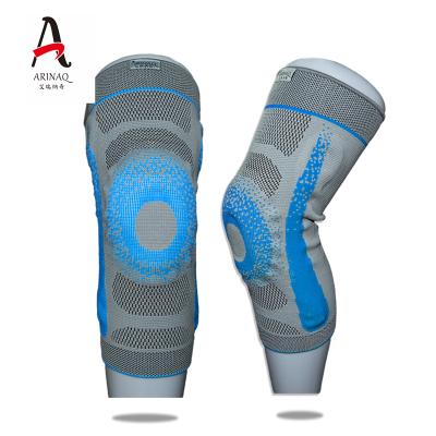 China Contains high elasticity silicone compression 3D woven soft inflatable knee pads for knee protection for sale