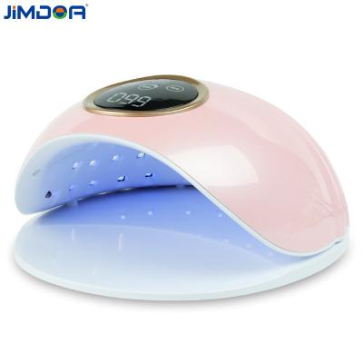 China ABS Jimdoa New Arrival UV Led Nail Lamp Gel Salon Buffing Fast Curing High Power 80W Led Light For Drying Gel Nail for sale