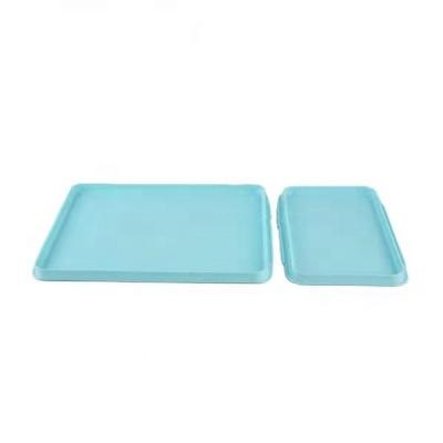 China Fashion Design Serving Tray Cheap Custom Inflight Product Re-usable Plastic Food Tray for sale