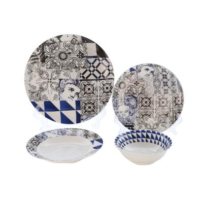 China PA02 Sustainable Stylish Wholesale Ceramic Dish And Bowl Hot Selling Personalized Ceramic Tableware for sale