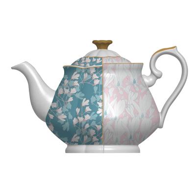 China The viable ceramic porcelain teapot volume, wholesale ceramic porcelain teapot teapot for sale