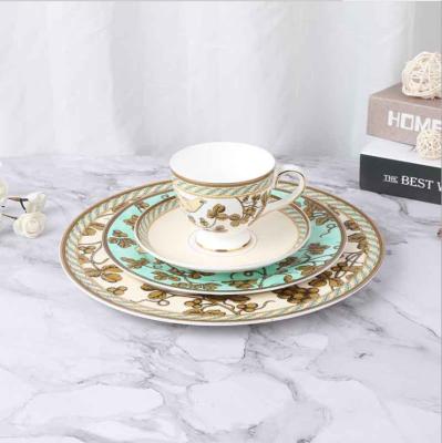 China DN60 Sustainable Dinnerware Sets Ceramic Dinnerware Dish Ceramic Dinnerware Cup And Saucer for sale