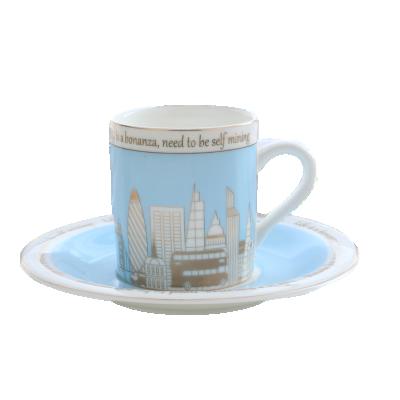 China Wholesale New Design SU13 2020 Viable Espresso Coffee Cup With Saucer Ceramic Mug for sale