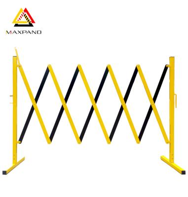 China Using as MAXPAND Isolation Easily Assembled Road Safety Barricade Expandable Parking Barrier Portable Metal Sliding Temporary Barrier for sale