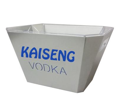 China KAIXIN Bottle Holder Luxury Luminous Led Glow Light Acrylic Ice Bucket for Champagne Wine Vodka Beer Tequila Whiskey Brandy Beer for sale