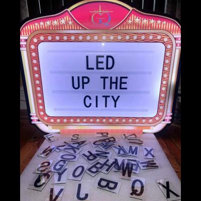 China Custom Acrylic Bottle Rack Las Vegas Miami Nightclub Supplier Vendor Marquee Led Letter Message Table Bottle Displayer for sale