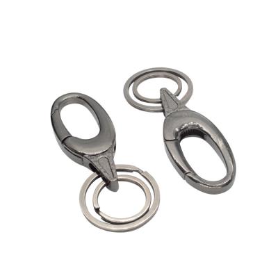 China Factory eco-friendly cheap zinc alloy carabiner key chain/key ring for sale