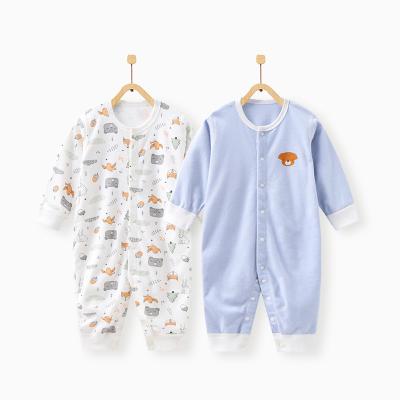 China /soft comfortable 2021 summer and rompers new autumn cotton newborn baby boy's long-sleeved baby clothes for sale