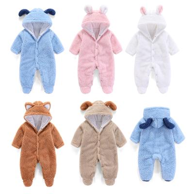 China Wholesale Winter Baby Outing Newborn Overalls Eco-friendly Soft Comfortable Clothing Romper 0-1 Year Old Winter Baby Men and Women for sale