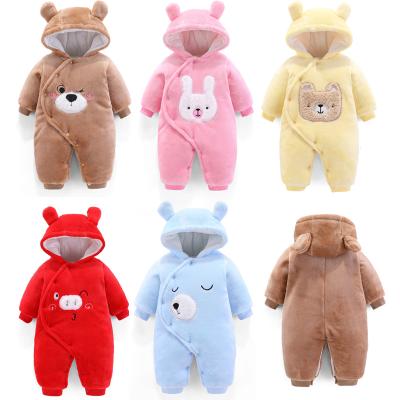 China Wholesale Winter Baby Outing Newborn Overalls Eco-friendly Soft Comfortable Clothing Romper 0-1 Year Old Winter Baby Men and Women for sale