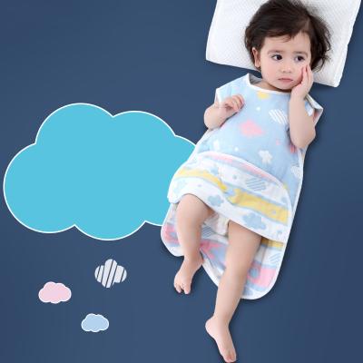 China 2021 Summer New Baby Sleeping Bag Kids Breathable Anti-kick Vest Style Newborn Quilt for sale