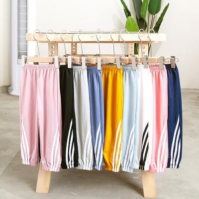 China QUICK DRY Summer Kids Mosquito Pants Kids Candy Color Bloomers Boys And Girls Slim Loose Casual Pants for sale