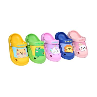 China Wholesa's Cave Summer Round Children's Shoes 2021 New Summer Cute Cartoon Slippers Children'S Sandals Children's Slippers Beach EVA Children's for sale