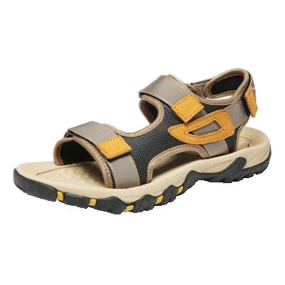 China Summer Comfortable Flat Men's Breathable Sandals Outdoor Anti-skid Beach Factory Made Breathable Sandals for sale