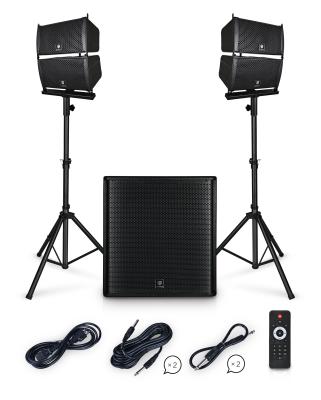 China None Powered Combo Set Line Array PA Speaker System Speaker And 18 Inch Active Subwoofer for sale