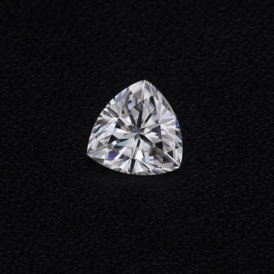 China Trillion Star Factory Customized White Diamond Moissanite For 18K Yellow Gold Ring 0.6 Carat Diamond Price for sale