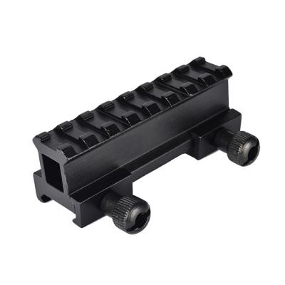 China China Manufacturer Wholesale Metal Aluminum Alloy 8 Slots Scope Rail Mount Picatinny Top Stepping Riser for sale