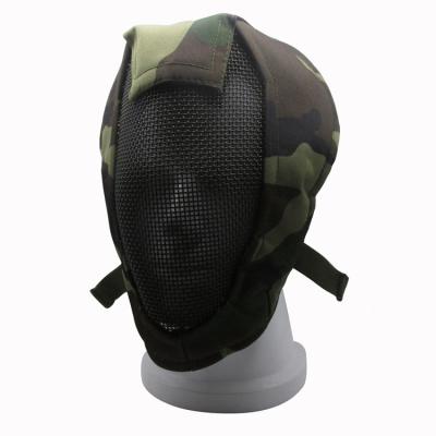 China Airsoft Full Face Mesh Protector Tactical Steel Net Fence Mask for sale