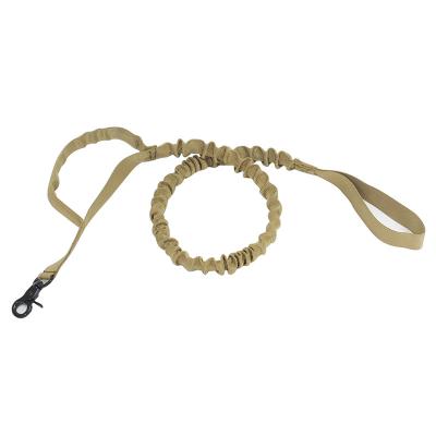 China Stocked Tactical Nylon Heavy Duty Dog Leash With Control Handle Training Dog Bungee Leash for sale