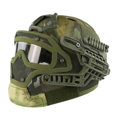 China Hot Selling ABS Camouflage ABS Plastic Camouflage Factory Direct Selling ABS Tactical Fast Helmet for sale