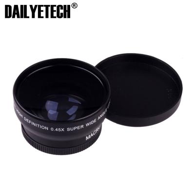 China 52MM 0.45 x wide angle macro lens for Nikon D3200 D3100 D5200 D5100 from DAILYETECH DE-CA016 for sale