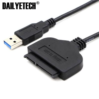 China USB 3.0 to SATA 15+ High Speed ​​USB 3.0 Male Connector 7 to Ide Sata 22 Pin Adapter Cable for sale