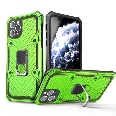 China Anti-fall Kickstand Armor Mobile Phone Back Cover Shockproof Case For Xiaomi Redmi 9A Note9 for sale