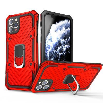 China Military Grade Anti-drop Case For Samsung Galaxy Note 20 Ring Kickstand Holder Armor Phone Case for sale