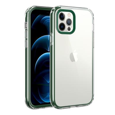 China Luxury Anti-fall Shockproof Multicolor Bumper Hybrid Tpu Transparent Phone Case For Iphone 11 for sale