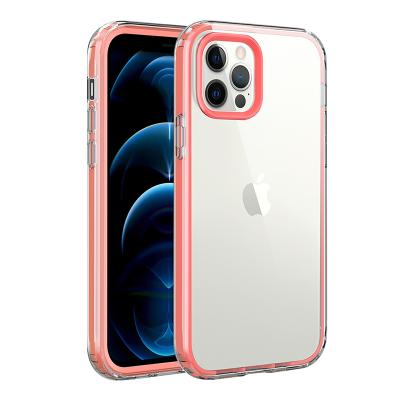 China Anti-falling Hard Back Transparent Tpu Protective Phone Bumper Case For Iphone 11Pro Max Cases for sale