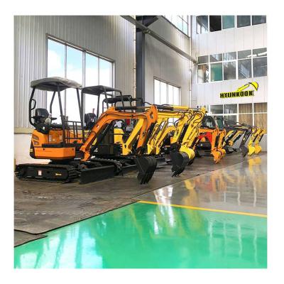 China Construction material stores mini excavator micro digger excavator 1 ton, 1.8 ton mini crawler excavator for sale for sale