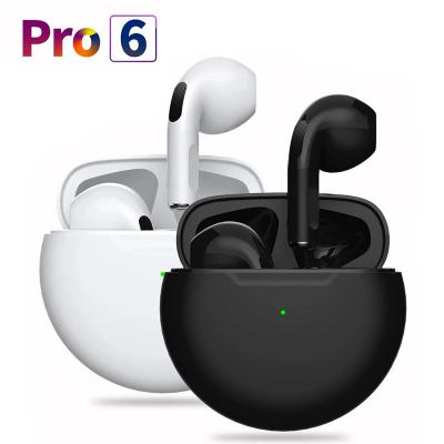 China Round Mini Sports Headset L6 TWS Earphone Bass 5 Earphone 4 Wireless Earbuds New BT Earbud L6 for sale