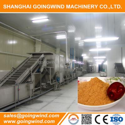 China fruit & Automatic Instant Vegetable Date Powder Production Line Date Powder Making Machine Factory Equipment Good Price For Sale for sale