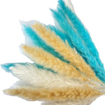 China 2021 Hot Selling Natural Touch Pampas Grass Small Dry Artificial Flower For Home Decor for sale