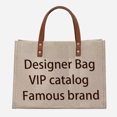 China Wholesale Popular Luxury Tote Bags With Custom Printed Logo Famous Brands Fashion Tote 2023 Fashion Bag for sale