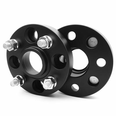 China AL7075-T6 Wheel Adapters 4x100 CB56.1mm Aluminum Rim Spacer Aluminum Widener Wheel AL7075-T6 Black Hard Anodizing For Honda CRX Tune 25mm Civic for sale