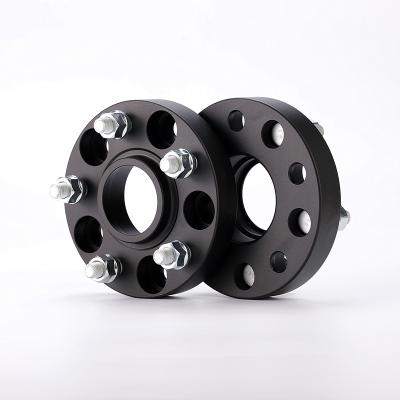 China Aluminum Alloy Wheel Spacers 5x127 CB 71.5mm Black Forged Wheel Hub Widening Jeep Commander Gladiator Grand Cherokee Wrangler for sale