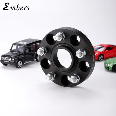 China Black Aluminum Wheel Spacers 5x130 CB 84.1mm Rim Adapter For Mercedes Benz G Class W463A SSANGYONG Rodius Kyron ActYon for sale