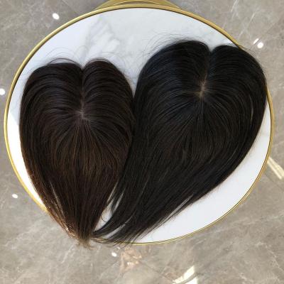 China Hand Tied Discount Price Topee Russian Raw Natural Silk Good Quality Straight Topper Natural Scalp Straight Wave Basic Full Hair Color for sale