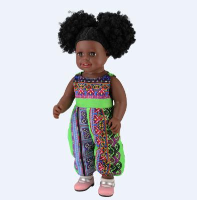 China 2021 New Wholesale 16 Inch Changeable Clothing Baby Doll For Sale Fashion African Black Doll for sale