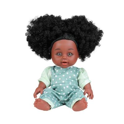 China Changeable Dress Fashion Doll High Quality Custom Made Toy For Girls Black Dolls 10 Inch With Afro Hair for sale