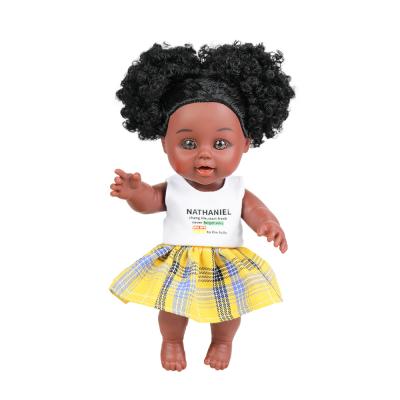 China Changeable Dressing Hot Sale Fashion Doll African American Cute Doll 10 Inch Black Toy Doll Wholesale for sale